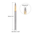thumbnail image 2 of Uxcell Sculpture Carving Bit Triangle Knife 2mm Dia Tungsten Steel Engraving Tool for Metal Stone Wood, 2 of 5