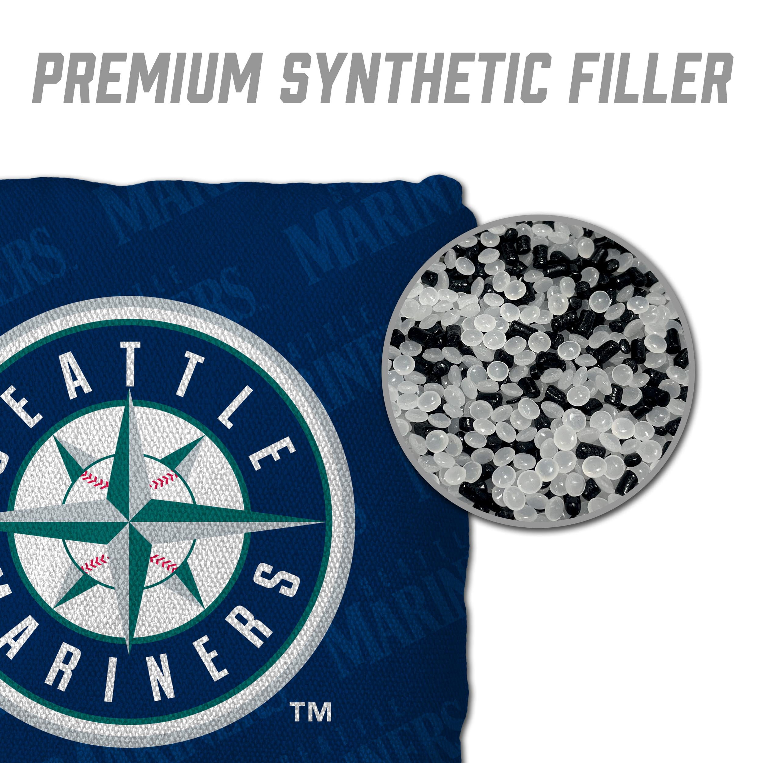 MLB Seattle Mariners Cornhole Bags - 4PK - Blue