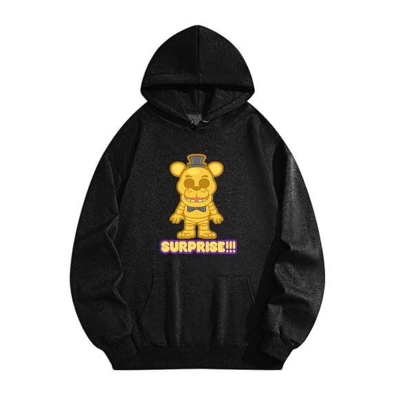 Five-Nights at Freddy Merch Mens Ultimate Heavyweight Pullover Hoodie Sweatshirt