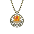 thumbnail image 1 of Andorra la Vella Andorra Pendentif Emblème National Collier Chaîne Lune Bijou, 1 of 3