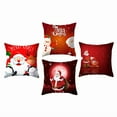 thumbnail image 2 of 4Pcs Christmas Pillow Covers Cushion Covers Decor Pillow Case For Sofa Couch, 2 of 6