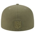 thumbnail image 4 of Men's New Era  Olive Las Vegas Raiders Color Pack A-Frame 59FIFTY Fitted Hat, 4 of 5
