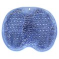 thumbnail image 1 of Silicone Shower Foot Scrubber Back Body Brush Massager Pad Mat Bathroom color02, 1 of 5