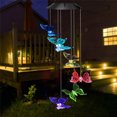 thumbnail image 4 of LINKPAL Solar Wind Chimes Outdoor, Color-Changing LED Hanging Lights for Garden Decoration (Butterfly), 4 of 9