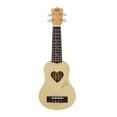 thumbnail image 1 of Mini Guitarra Acústica De 17 Pulgadas Perfke Con Bolsa Para Niñas, 1 of 9