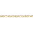 thumbnail image 3 of 14k Yellow Gold 30 Inch 4mm Concave Figaro Chain Necklace Pendant Charm, 3 of 9