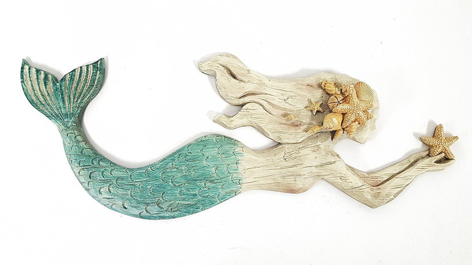 Swimming Mermaid Resin Wall Decor