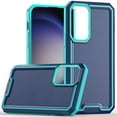 thumbnail image 2 of For Samsung Galaxy S24 Ultra Tough Modern Fused Hybrid Armor Hard PC TPU Rubber Shockproof Drop Protection Impact Cover ,Xpm Phone Case [ Blue ], 2 of 7
