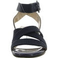thumbnail image 3 of LifeStride Womens Temple Ribbed Slingback Heel Sandals, 3 of 3