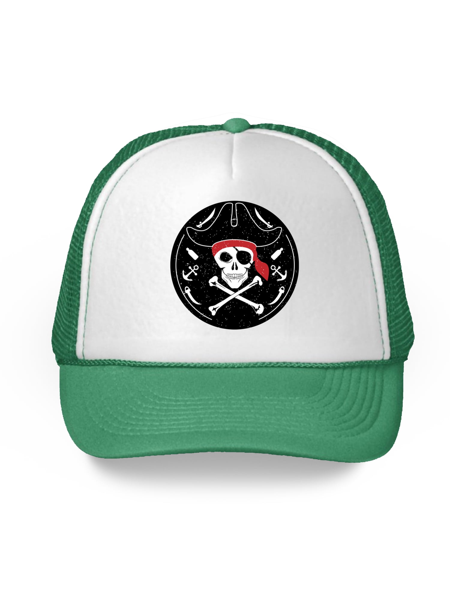 Awkward Styles Jolly Roger Cap Skull Trucker Hats Day of the Dead Skull Gifts Skull Accessories