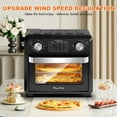 thumbnail image 6 of YINGYUE 11QT Compact Air Fryer Toaster Oven, 1000W, 60-Minute Timer, Multi Cooking Functions, Black Stainless Steel, 6 of 10