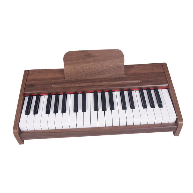 Teclado de Piano para niños, juguete Digital, Piano de madera, enseñanza educativa, Piano, juguete electrónico, regalo de cumpleaños, juguete para 37 teclas A