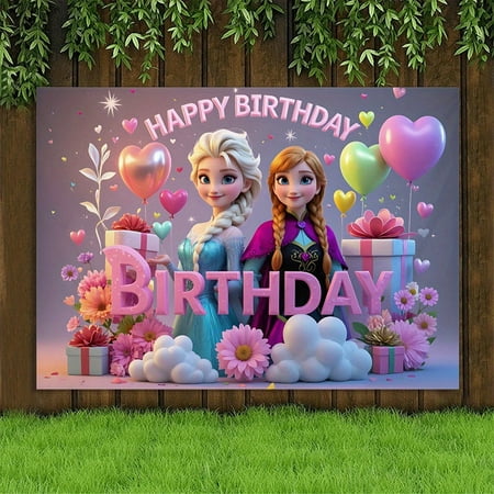 One set of "Frozen" featuring Princess Elsa and Princess Anna is perfect for indoor/outdoor garden parties, and is suitable for celebration events such as Valentine's Day, Easter, and Ramadan month.