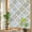 Beige, variant on Grey Teal Moroccan Tiles Window Privacy Film, Vintage Geometric Blocks Pattern Stained Glass Rainbow Film Decorative Window Clings, Static Cling Sun Blocking Stickers 17.7" x 39.3"