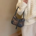 thumbnail image 3 of Bolso Hombro Retro Informal para Mujer Bolso para Axila 6746 Color Marrón, 3 of 9