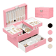 thumbnail image 1 of Cajas Para Joyeria Pu Organizador De Joyas Gran Capacidad Xtellar negro, 1 of 3