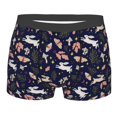 thumbnail image 5 of Uemuo Retro Rabbit Flower Pattern Men's Boxer Briefs,Trunk Anti-Chafing,Comfortable, Durable, and Stylish Underwear-Small, 5 of 9