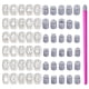 thumbnail image 1 of Juego de 30 sellos de silicona para decoración de uñas con formas variadas y 1 bolígrafo con diseño de flor, mariposa y corazón., 1 of 5
