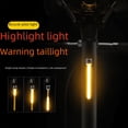 thumbnail image 4 of Luz trasera de bicicleta con flujo de agua, recargable vía USB, luz para bicicleta de montaña, conducción nocturna, bicicleta de carretera, accesorios de equipo creativos destacados, 4 of 5