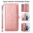 thumbnail image 1 of Samsung Galaxy S22 Plus Phone Case, Strong Protective Kickstand Wallet Compartments Multi-Function for Samsung Galaxy S22 Plus Phone Case Rose Gold, 1 of 6
