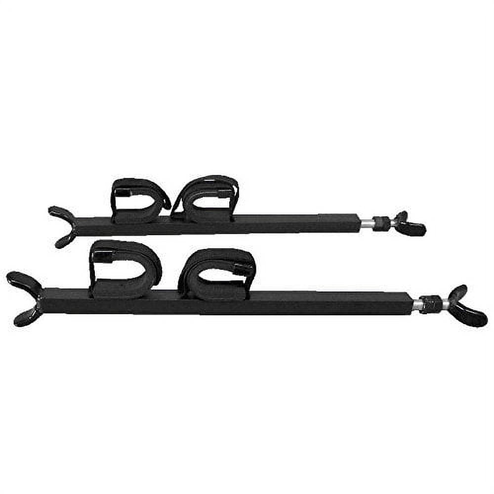 GREAT DAY QUICK DRAW OVERHEAD GUN RACK FOR UTV WITH 23"-28" ROOF BLACK ALUMINUM
