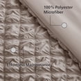 thumbnail image 3 of Mainstays King Comforter Set, All-Season, 3-Piece, Washed Stone Puffy Seersucker, 3 of 10