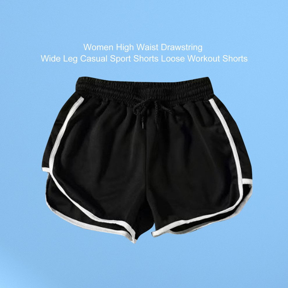 wide leg athletic shorts