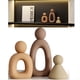 thumbnail image 2 of 3 Figuras Familiares Abstractas: Juego de Estatuas Coleccionables Minimalistas Modernas para Decoración del Hogar y la Oficina, Regalo de Inauguración de la Casa, 2 of 8