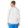 thumbnail image 3 of Men's Speedo 7482183 Easy Long Sleeve Loose Fit Swim Tee (White M), 3 of 3