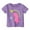 Purple, variant on Kiijoy Toddler Girls T Shirt Cute Cartoon Dinosaur Print Short Sleeve T-Shirt for Children