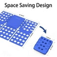 thumbnail image 3 of MaPinKa Shirts Clothes Folder - T Shirt Folding Board, Easy and Fast for Kid and Adult to Fold Clothes - Shirt Folder Laundry Organizer Blue, 3 of 7