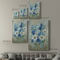 thumbnail image 4 of Blue Garden II Premium Gallery Wrapped Canvas - Ready to Hang, 4 of 9