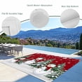 thumbnail image 6 of Outdoor Rug 4x6 ft Red Snowman Christmas Waterproof Outdoor Patio Rug Mat Non Slip Outside Area Rugs Carpet for RV,Camping,Porch,Deck,Pool,Balconybackyard,White Snowflake Xmas Tree, 6 of 9