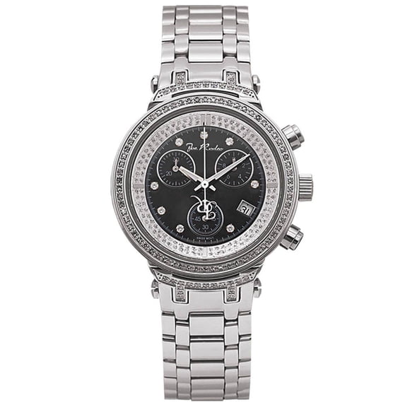 White Joe Rodeo Mens Diamond Watch Genuine Diamonds 0.9 ctw, 36.5 mm size case, Model: Master Lady, Style: JJML33