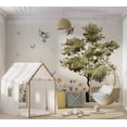 thumbnail image 5 of Kids Wallpaper Wall Mural - Flowers Painted in Watercolors, 5 of 5