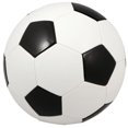 thumbnail image 1 of Premium 290-300BW Synthetic Fiber Regulation-Size Inflated Soccer Ball, Black & White, 1 of 1