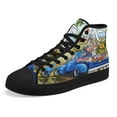 thumbnail image 7 of Jesus Take The Wheel American flag Truck Farm Garden High Top Canvas Shoes Sneakers Black Size 4.5, 7 of 7