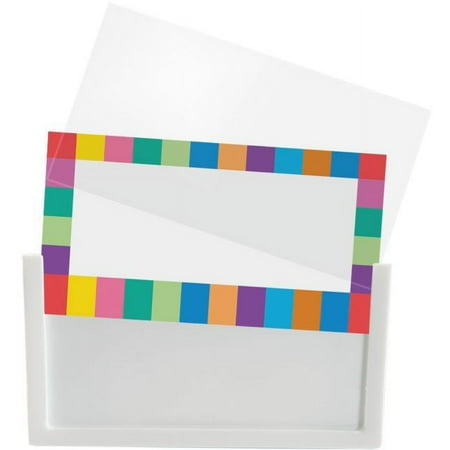 UPC: 0192407015944 | Really Good Stuff 12-Pack Universal Basket And Bin Label Holders With Labels