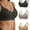3 Pack：Nude+Black+Coffee, variant on SHARICCA Womens Wireless Bra Comfort Smoothing Seamless Multipack T-shirt Bra