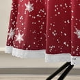 thumbnail image 5 of Coolnut 60" Christmas Snowflake Outdoor Round Tablecloth, Waterproof Stain-Resistant Non-Slip Circular Tablecloth with Umbrella Hole and Zipper for Tabletop Backyard Party BBQ Decor, 5 of 7