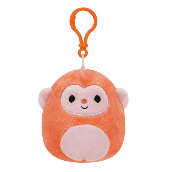 Squishmallows Official Kellytoys ~ Elton the Monkey ~ 3.5 Inch Clip Plush Toy