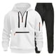 thumbnail image 1 of WILLBEST Sudadera con Capucha y Pantalón Negro Informal para Hombre, Conjunto De Dos Piezas De Otoño e Invierno, A La Moda, para Hombre Mediana​​, 1 of 2