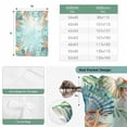 thumbnail image 6 of Blue Coastal Tie Up Curtains for Windows, Adjustable Balloon Window Shades, Summer Nautical Beach Coral Starfish Kitchen Window Treatments Adjustable Roll Up Curtain for Basement/Nursery 52"x45", 6 of 8