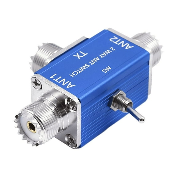 2 Way CB/HAM Antenna Coax Switch Coaxial Antenna Switch 100W 1-30MHz SL-16 Connector