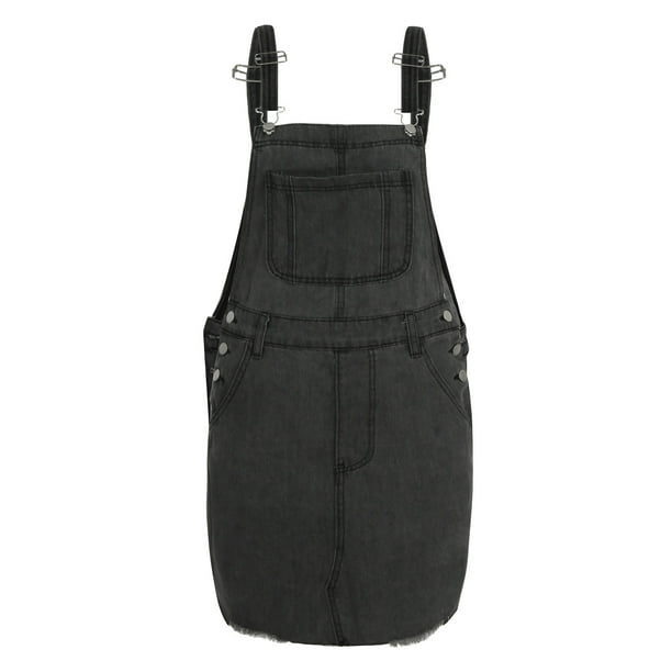 knee length dresses for ladies Nudie JeansInger Utility Denim Dungarees Dress Blue  Blue Beach Denim