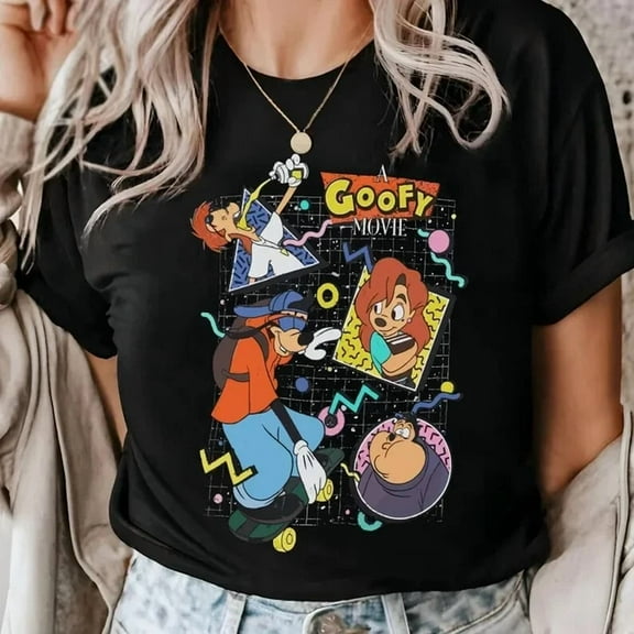 Retro 90s A Goofy Movie Shirt, Max Goof Roxanne Tee, Disney Goofy Movie Characte