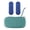 Green, variant on Xirurus Insulin Cooler Bag with 2 Ice Packs, Portable Diabetic Travel Case, Medical EVA Medicine Cooler with Dual Compartment