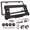 For BMW License Plate Frame, variant on Universal Front License Plate Bumper Mount Kit, Black Aluminum Car Tag Holder Adapter with Anti-Theft Lock Screw Caps, Fits US Cars, Trailers and Trucks