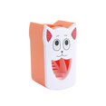 thumbnail image 2 of Lindo dispensador automático de pasta de de dibujos animados montado en la pared para baño de tocador Naranja Macarena Exprimidores de pasta de dientes, 2 of 8