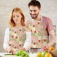 thumbnail image 3 of Pioneer Flower Floral Print Pattern Apron for Women and Men, Cotton Linen Waterproof with Pockets, Adjustable, 33x27 Inch for Kitchen, Gardening, BBQ, Salon, 3 of 6